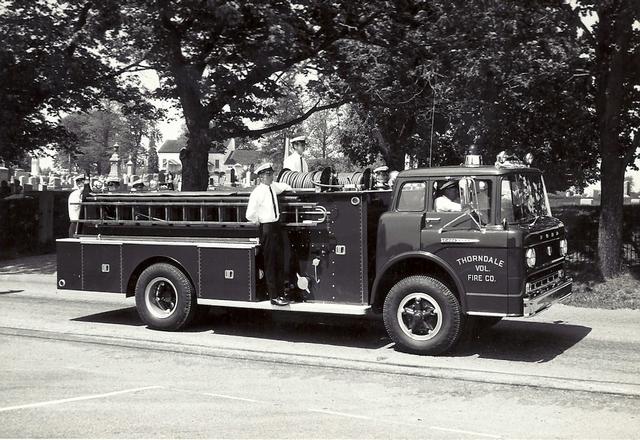 05-15-65 Photo of 1961 Ford National Foam Engine at the Po-Mar-Lin Fire Company Parade.  Taken by M.L. Gurtizen of West Chester